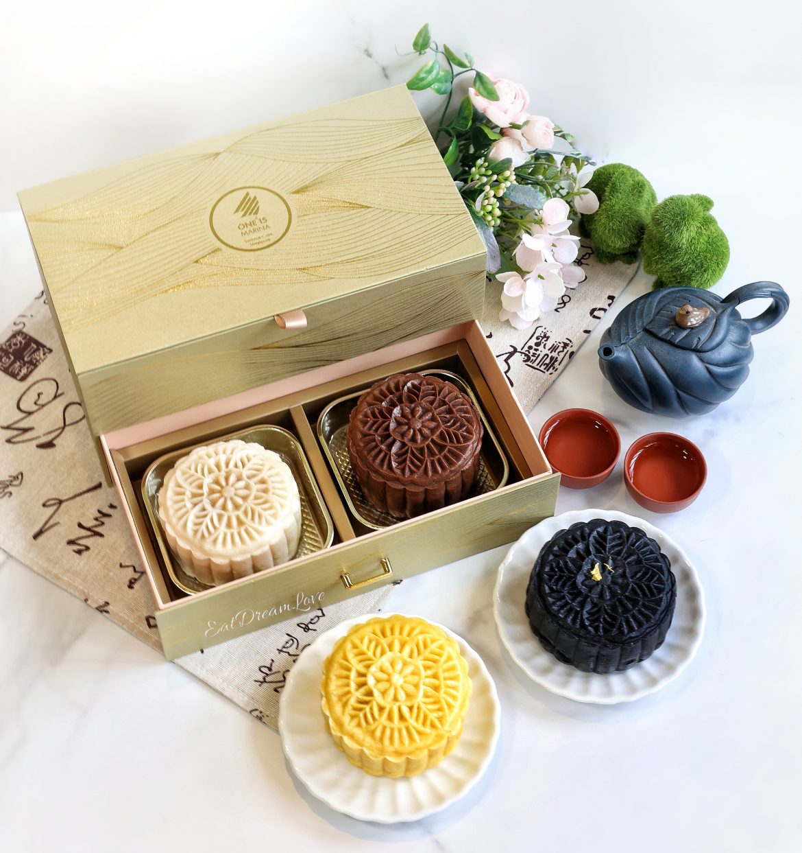 Snow Skin Mooncakes by WOK°15 Kitchen, ONE°15 Marina Sentosa Cove